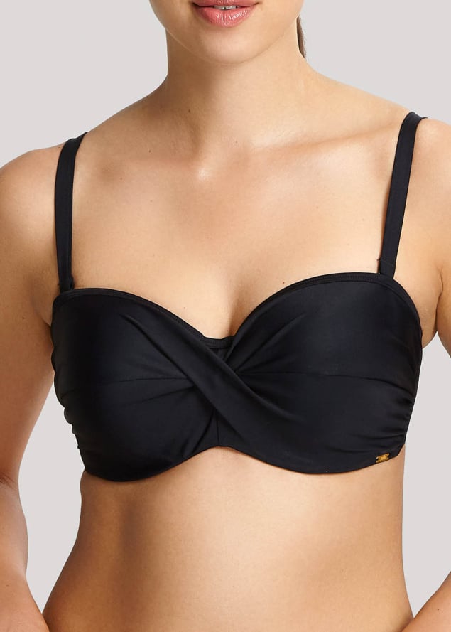 Twist Bandeau Bikini Maillots de Bain Panache Black